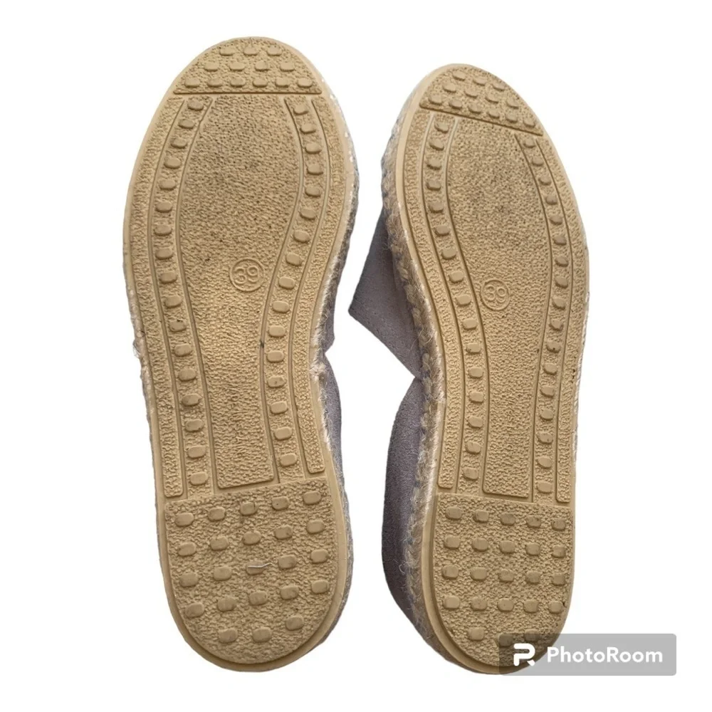Verbenas Carmen Suede Espadrilles size 39 (8-8.5)